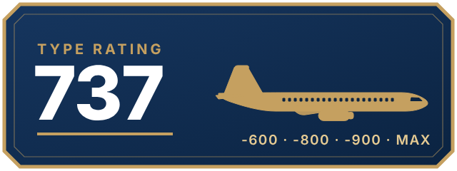 B-737 Type Rating logo