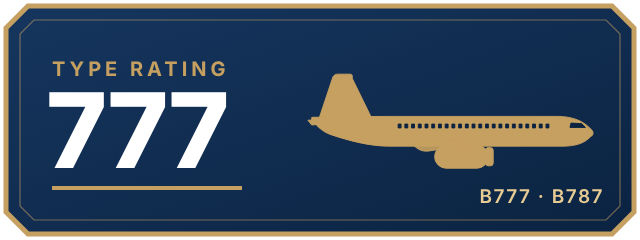 B-777 Type Rating logo